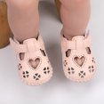 thumbnail image 6 of Yoyauz Baby Girl Mary Jane Shoes Anti Slip Rubber Sole Ballet Slippers Princess Dress Wedding Shoes Newborn Kids Shoes Toddler Shoes（0-12 Month）, 6 of 8