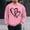Pink, variant on Blczomt Graphic Big and Tall Sweatshirt Valentines Day Pullover Sweatshirt Crewneck Fall Winter Pink Long Sleeve Fashion