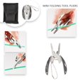 thumbnail image 3 of Tournevis Pliant de Survie Multi Mini Camping Extérieur Pinces Couteau de Poche P9L5, 3 of 9