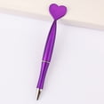 thumbnail image 4 of 1ml Heart Shaped Retractable Ballpoint Pen Multi Color Cute Plastic Gel Pen Student Stationery Writing Pen (9 Colors), Heart Shaped Retractable Ballpoint Pen, Cute Plastic Gel Pen 1PC, 4 of 5