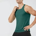thumbnail image 4 of Einccm Men's Workout Tank Top Sleeveless Shirt, Breathable Quick Dry Athletic Muscle Fit Tank, Lightweight Performance Gym Running Fitness Training Summer Casual Undershirt, 4 of 9