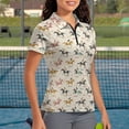 thumbnail image 2 of Binienty Horse Racing His and Hers Matching Outfits with 1/4 Zipper Fashion Casual Golf Shirts for Women and Men Workout Sports Daily Wear ,Athletic Tops for Couples, 2 of 7