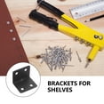 thumbnail image 4 of WHAMVOX 10Pcs Stainless Steel Angle Brackets for Wood Shelf Support, 4 of 8