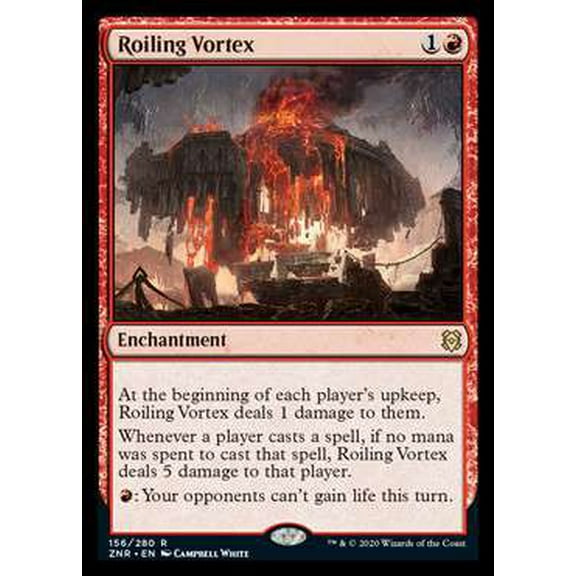 MtG Zendikar Rising Rare Roiling Vortex #156