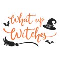 thumbnail image 2 of Adhesivos de pared Halloween What Up Witches (PVC, 90 x 30 cm), removibles, 2 of 3