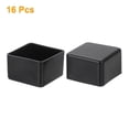 thumbnail image 3 of Uxcell Tapas para Patas de Silla, Protectores de Piso de PVC Antideslizantes Cubiertas para Patas de Silla 1-1/2"x1-1/2" 16, 3 of 6