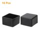 thumbnail image 3 of Uxcell Tapas para Patas de Silla, Protectores de Piso de PVC Antideslizantes Cubiertas para Patas de Silla 1-1/2"x1-1/2" 16, 3 of 6