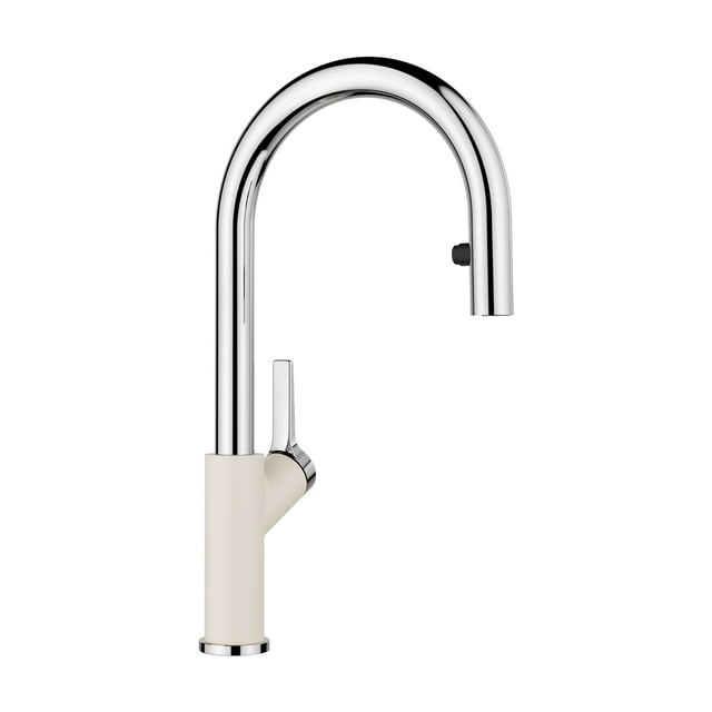 Mitigeur de Cuisine à Double Pulvérisation Urbena - Chrome/blanc Doux