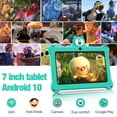 thumbnail image 5 of Kids Tablet 7 inch 32GB WiFi Android 13 Tablet For Kids| Bluetooth | Parental Control | Pre-Installed Learning Tablet Apps for Toddlers Children | with Shockproof Case(Green), 5 of 7