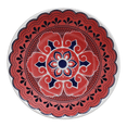 thumbnail image 1 of Set De 6 Tazones Pozoleros De Cerámica Decorado Mandala Vermelha De 18 Cm Vencort Set De 6 Tazón Pozolero/ De Cerámica Decorado Mandala Vermelha/ De 18 Cm, 1 of 3