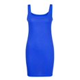 thumbnail image 3 of Beshee Spring Summer Dresses for Women 2025 Women's Sexy Summer Form Fitting Square Neck Sleeveless Tank Dress Sundresses for Women, Womens Dresses Blue L, 3 of 8