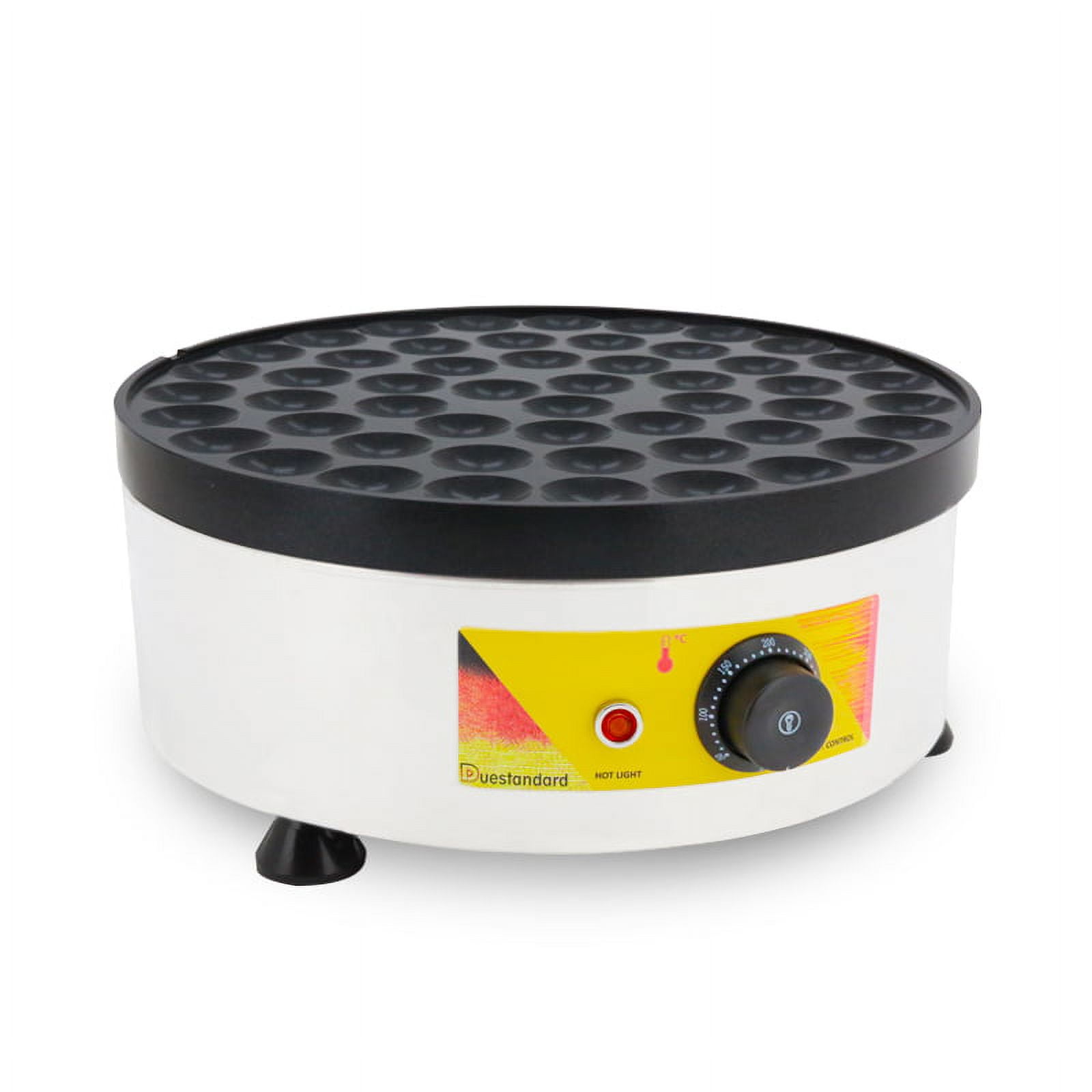 TECHTONGDA Electric Mini Muffin Waffle Machine Round Pancake Crepe Maker Nonstick 52PCS