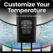 Chefman 1.8L Electric Glass Kettle w/ Temperature Control, Removable Tea Infuser - Stainless Steel