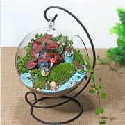 Hanging Mounted Fish Tank, Hanging Pot Glass Ball Planter Vase Mini Fish Tank Aquarium Container Home Decor