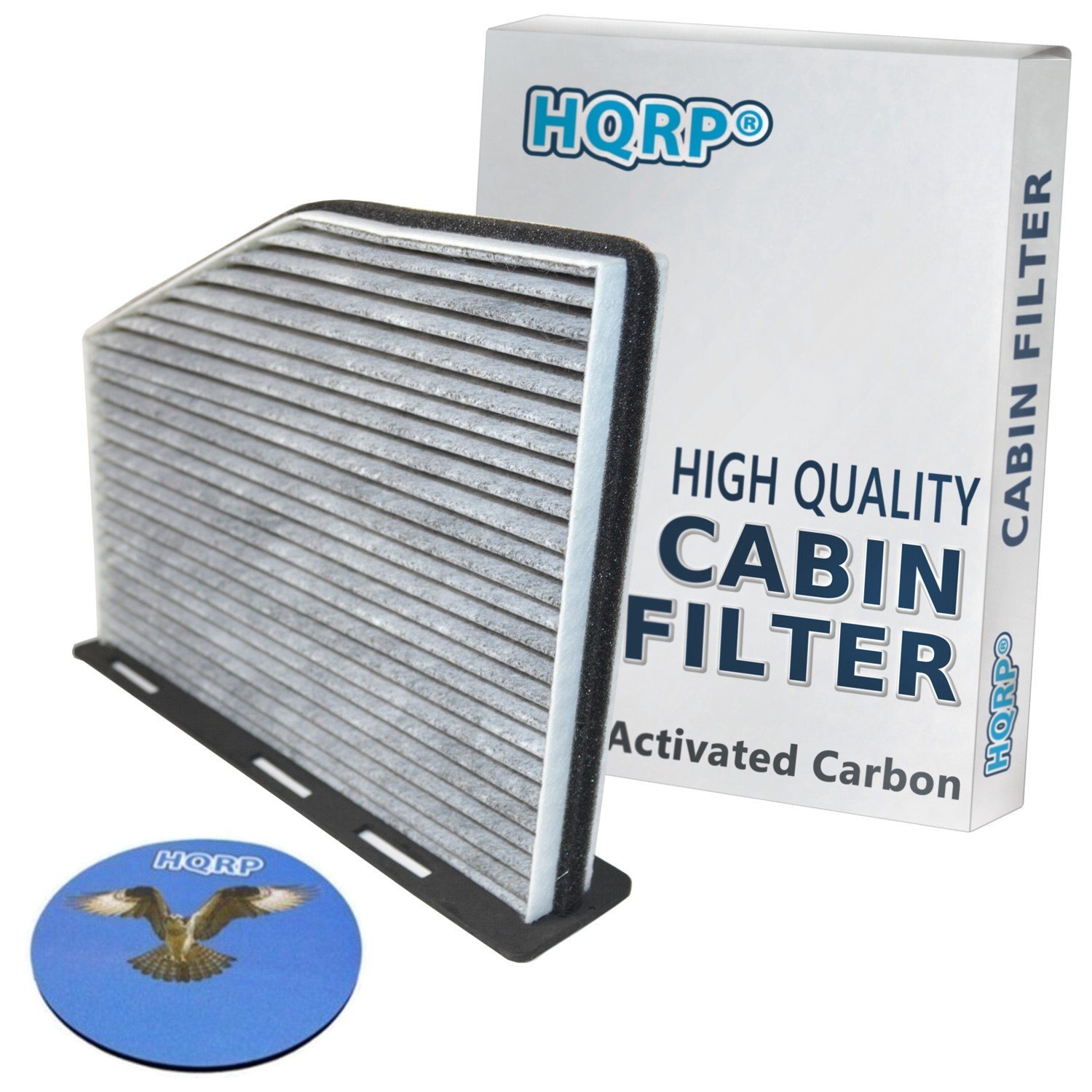 HQRP Carbon A/C Cabin Air Filter for Volkswagen VW Audi 1K1 819 653 A ...