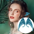 thumbnail image 3 of SDNall Glitter Pointed Elf Ears for Women, Halloween Cosplay Party Fairy Costume Accessories, Easy To Wear 10Cm Pixie Ear Cuffs, 3 of 5
