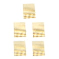 thumbnail image 3 of Wisewang Eye Face Gems Jewels Rhinestone Stickers Bling Beads Forehead Makeup Accessory DIY Nail Art Decorations Wedding Yellow 5Set, 3 of 6