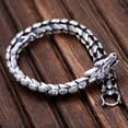 thumbnail image 2 of Sawvnm Christmas Gifts Jewelry Sterling Silver Dragon Bracelet Link Of Dragon Bracelet for Men Clasp, 2 of 9
