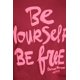 thumbnail image 3 of Playera con gráfico Sherman morgan Be yourself be free Mediana, 3 of 4