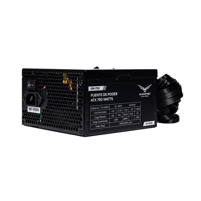 Fuente de Poder Naceb 80 PLUS Bronze