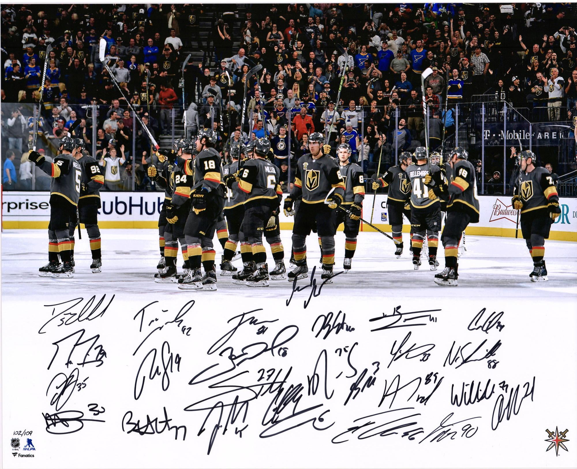 Fanatics Authentic Certified James Neal Vegas Golden Knights Autographed 16 x 20 Inaugural Opening Night Skating Photograph 