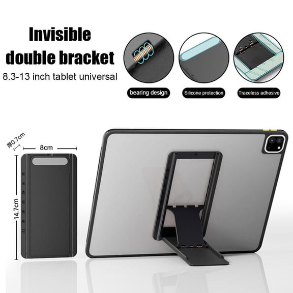 QHUDLV Adjustable Aluminum Tablet Stand Multifunctional Foldable Desktop Stand