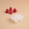thumbnail image 4 of Strawberry Silicone Mold, Strawberry Chocolate Mold, Fruit Molds, Silicone Molds Soap Candle Making, Baking Resin Soap Home Decorations Fruit Plaster Crafts Cake Decor Crafts,1.46x1.42Inch, 4 of 6