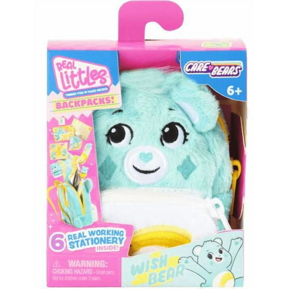 Care Bears Backpacks! Wish Bear Pack [1 Mini Backpack & 6 Stationary Surprises]