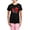 With Pink Camo Pant, variant on - Black Pug Heart Women's Dark Pajamas - Women's Short Sleeve Print T-Shirt and Pants Dark Cotton Pajama Set