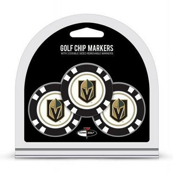 Team Golf NHL VEGAS GOLDEN KNIGHTS 3 Pack Golf Chip Ball Markers