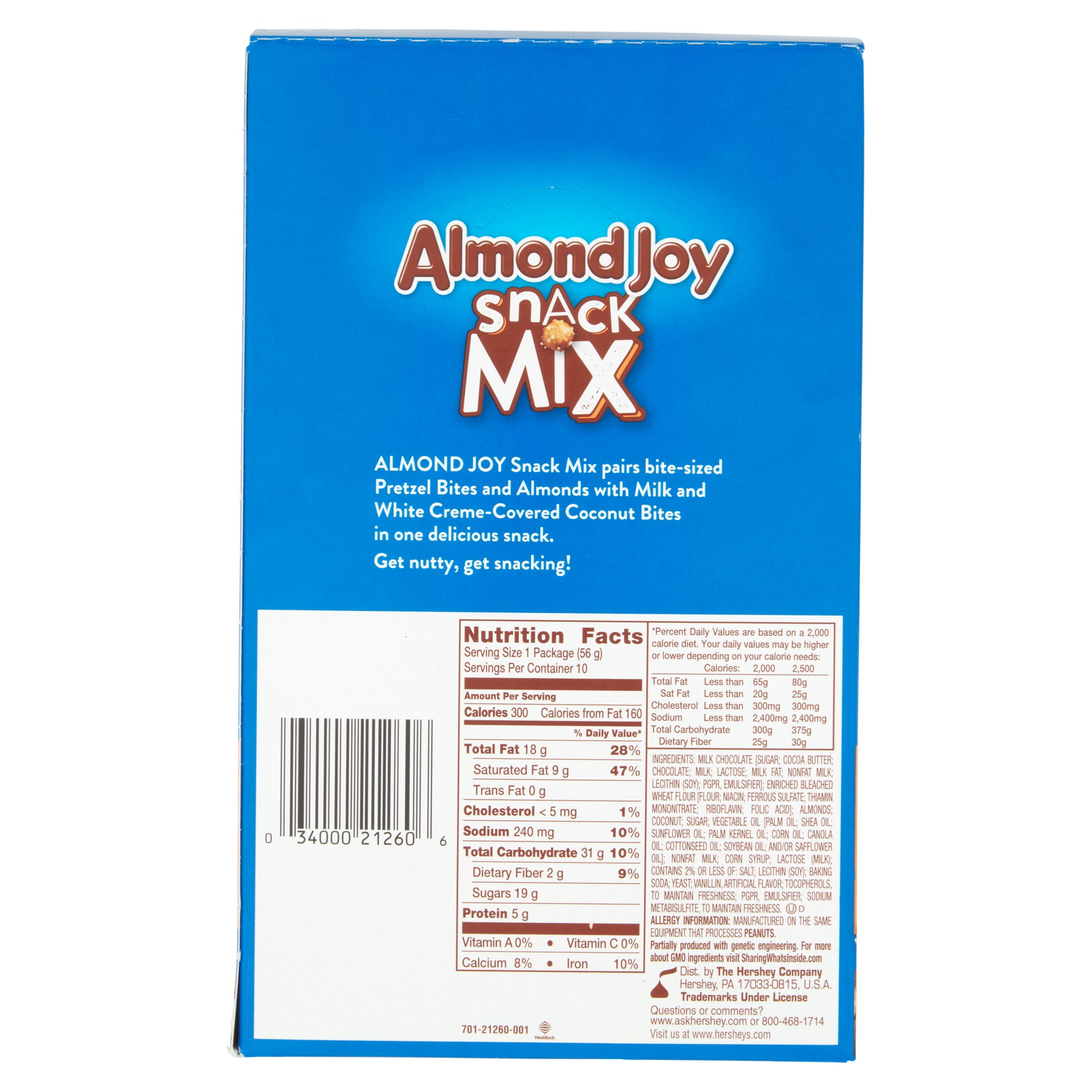 Almond Joy Fun Size Nutrition Information