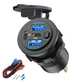 thumbnail image 1 of Cargador de coche Hapytrip de 78 W, 4 puertos, 12 V, salida USB PD3.0 y QC3.0, 1 of 7
