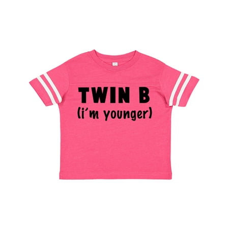 

Inktastic Twin B (i m younger) Gift Toddler Boy or Toddler Girl T-Shirt