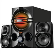 Boytone BT-324F, 2.1 Bluetooth powerful home theater speaker systems, with FM Radio, SD USB ports, digital play back, 40