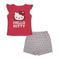 thumbnail image 1 of Conjunto Hello Kitty Talla 8 Playera Rosa con Glitter y Short  Gris Jaspe con Dots Rosa, 1 of 3