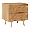 thumbnail image 2 of MOE'S Home O2 TWO DRAWER NIGHTSTAND LIGHT GOLDEN, 2 of 6