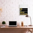 thumbnail image 2 of Stupell Industries Be a Nice Human Quote with Color Block Typography Designed by Seven Trees Design, 2 of 6
