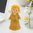 thumbnail image 2 of Lipstore Angel Statue Adorable Art Crafts Tabletop Ornament for Bookshelf Office Desk, 2 of 8