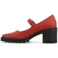 thumbnail image 3 of Journee Womens Gladys Treaded Outsole Mary Jane Pumps, 3 of 10