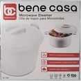 thumbnail image 5 of Bene Casa White Plastic Steamer 12 cups, 5 of 9