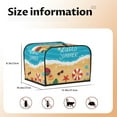 thumbnail image 5 of Lsque Hello Summer1 Print 4 Slice Toaster Cover , Kitchen Appliance Dustproof Protector , Toaster Protector Dustproof Kitchen Appliance Cover, 5 of 7