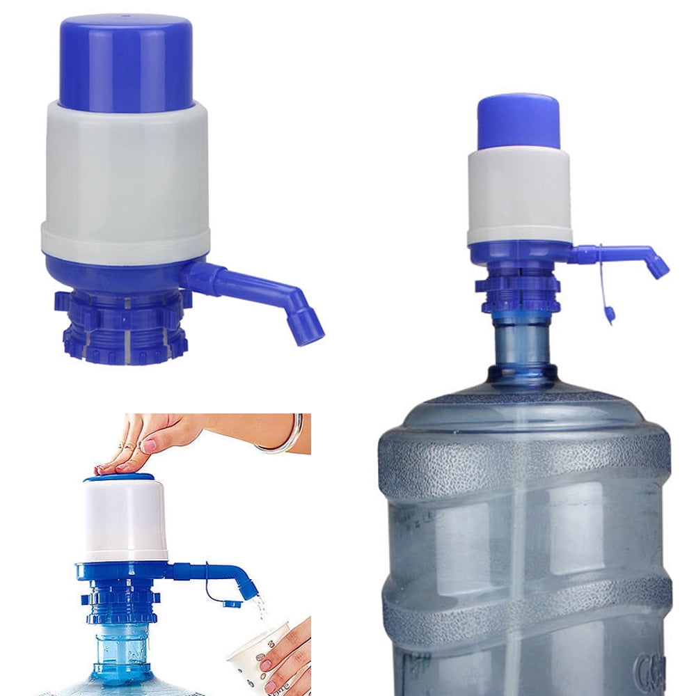 5 Gallon Hand Press Pump for Water Bottle Drinking Manual Dispenser Large—QRSQE 