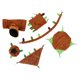 thumbnail image 4 of Juego de 6 hamacas colgantes para hámster, cálidas y pequeñas para hámster, rata, cobaya, petauro del azúcar., 4 of 14