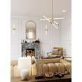 thumbnail image 4 of AFX  Rusnak 30" LED Pendant Light Satin Brass, 4 of 7