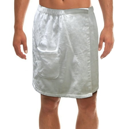Radiant Saunas Men's Spa & Bath Terry Cloth Towel Wrap -