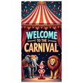 thumbnail image 2 of Welcome to the Carnival Festive Backdrop with Elephant and Lion for Party Decoration Photography Props Background Banners Events Supplies, 2 of 8