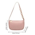 thumbnail image 6 of MUSOIE Small Purses for Women Retro Classic Tote Handbags PU Leather Shoulder Bags Clutch Purses, 6 of 7