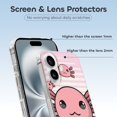 thumbnail image 3 of Funda de TPU Kawaii Axolotl para iPhone 16: ultrafina, a prueba de golpes, antiamarilleo, resistente a arañazos, compatible con carga inalámbrica, agarre mejorado, estilo transparente., 3 of 7