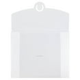 thumbnail image 2 of JAM Plastic Tuck Flap Portfolio, 8.5x6.5x.25, 1/Pack, Clear Frost, 2 of 5