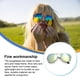 thumbnail image 3 of Qarigey Gafas de sol Novedad de alto rango Diferentes vibrantes Resistentes Ligeras Mano de obra fina Diseño único Gafas redondas Lentes Oro + Oro Qarigey AP008819-03, 3 of 6